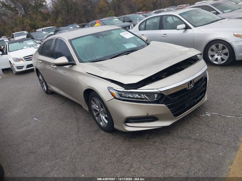 2018 Honda Accord Lx VIN: 1HGCV1F19JA093800 Lot: 43970387