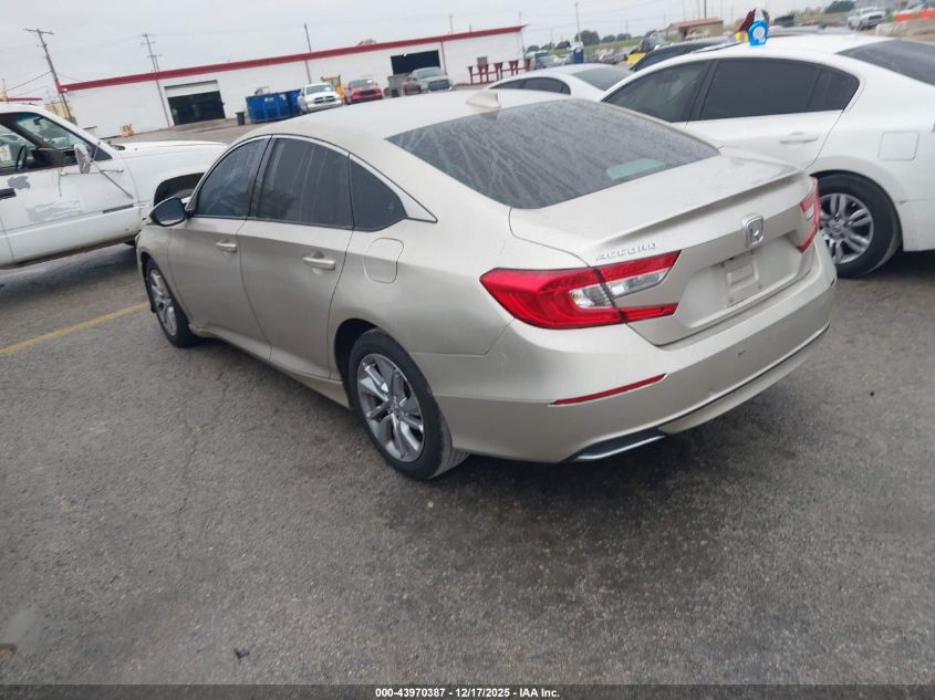 2018 Honda Accord Lx VIN: 1HGCV1F19JA093800 Lot: 43970387