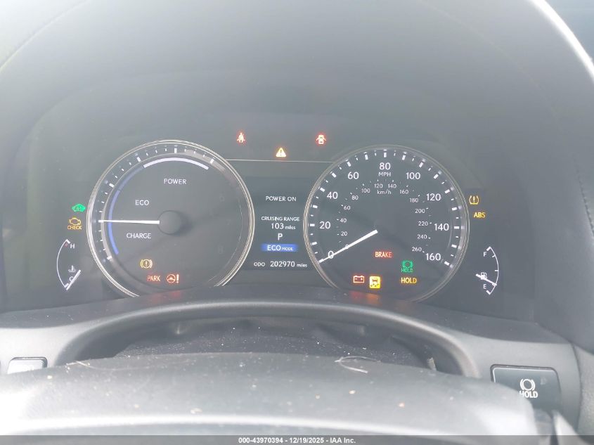 2013 Lexus Gs 450H VIN: JTHBS1BL8D5005986 Lot: 43970394