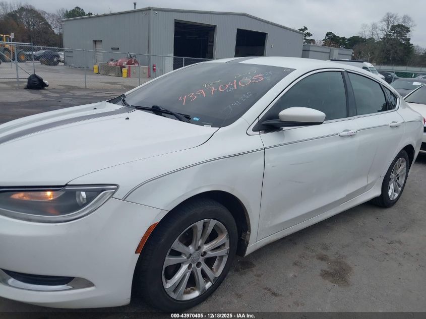 2015 Chrysler 200 Limited VIN: 1C3CCCAB1FN741862 Lot: 43970405