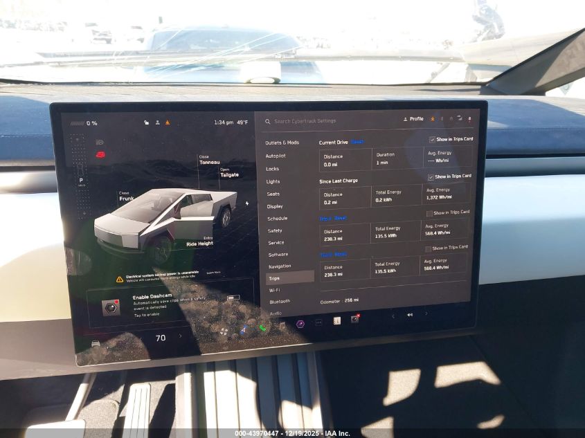 2025 Tesla Cybertruck Cyberbeast VIN: 7G2CEHEEXSA060030 Lot: 43970447