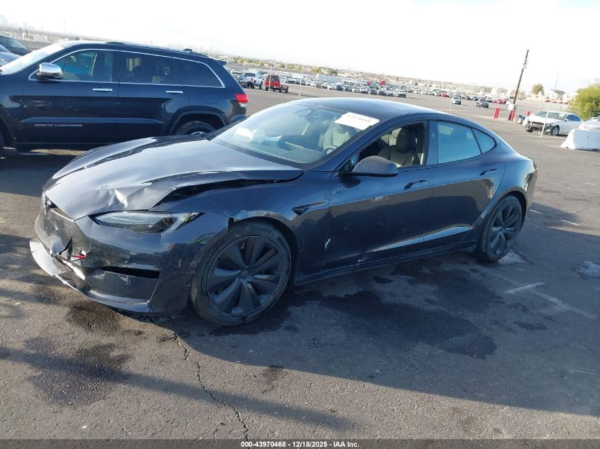 2025 Tesla Model S Rear-Wheel Drive VIN: 5YJSA1E58SF549000 Lot: 43970468
