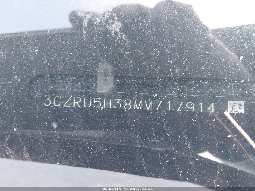 2021 Honda Hr-V 2Wd Lx VIN: 3CZRU5H38MM717914 Lot: 43970470