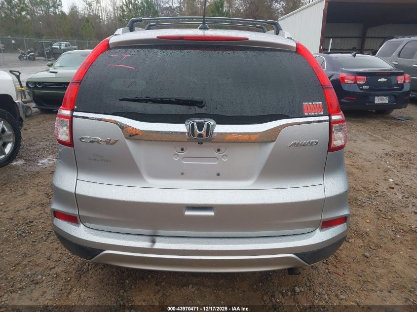2016 Honda Cr-V Ex-L VIN: 5J6RM4H76GL028313 Lot: 43970471