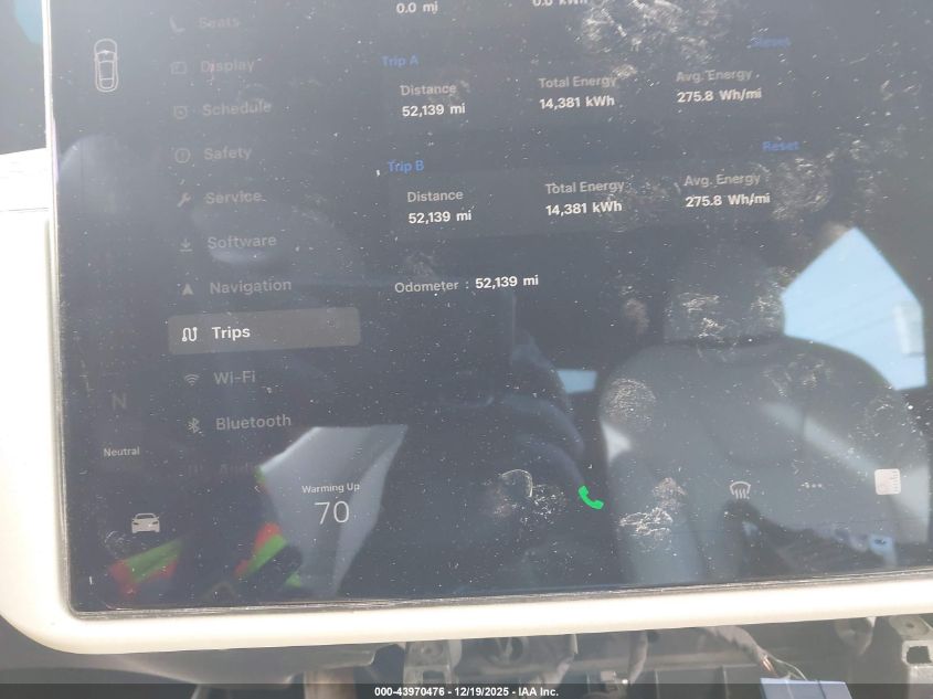 2022 Tesla Model S Dual Motor All-Wheel Drive VIN: 5YJSA1E50NF492960 Lot: 43970476