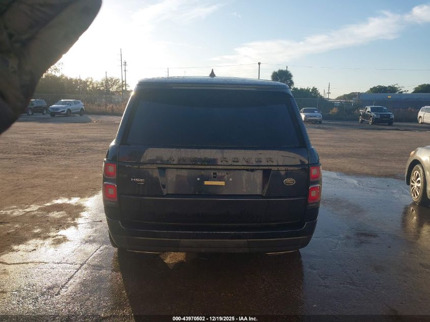 2020 Land Rover Range Rover Hse VIN: SALGS2RU0LA592842 Lot: 43970502