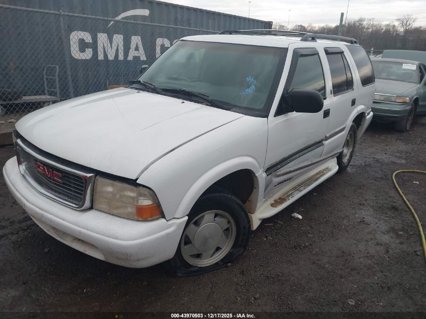 1999 GMC Jimmy Sle VIN: 1GKCS13W7X2517974 Lot: 43970503