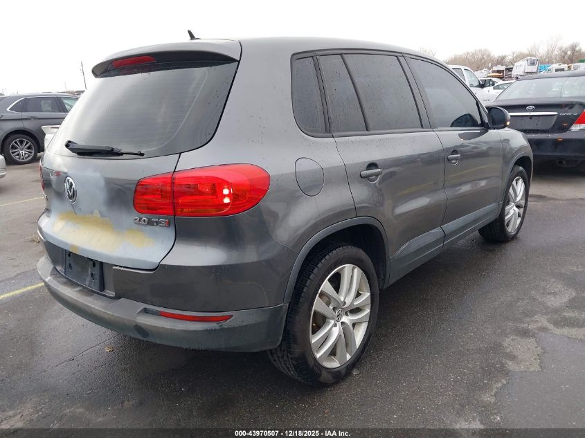 2012 Volkswagen Tiguan S VIN: WVGAV7AX5CW002205 Lot: 43970507