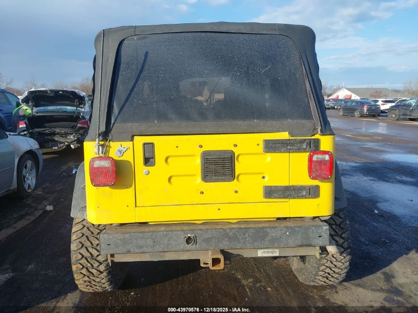 2006 Jeep Wrangler X VIN: 1J4FA39S56P741882 Lot: 43970576