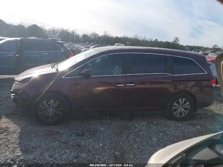 2014 Honda Odyssey Ex-L VIN: 5FNRL5H68EB079785 Lot: 43970580
