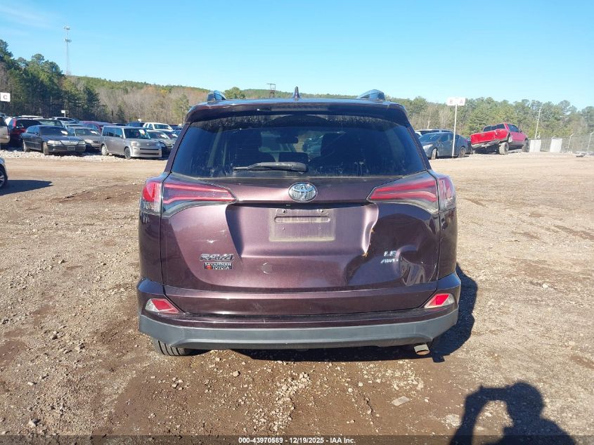 2018 Toyota Rav4 Le VIN: 2T3BFREV9JW719681 Lot: 43970589
