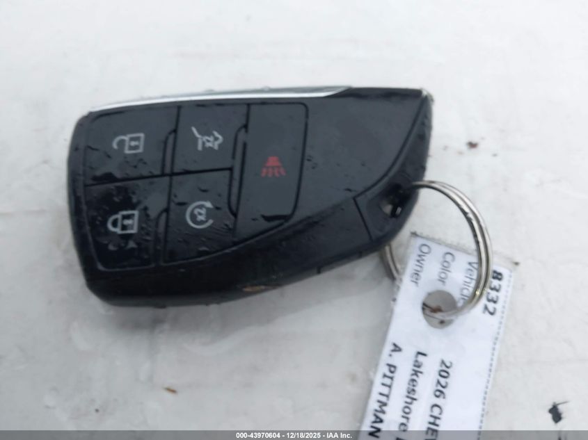 2026 Chevrolet Equinox Awd Lt VIN: 3GNAXPEG3TL205051 Lot: 43970604