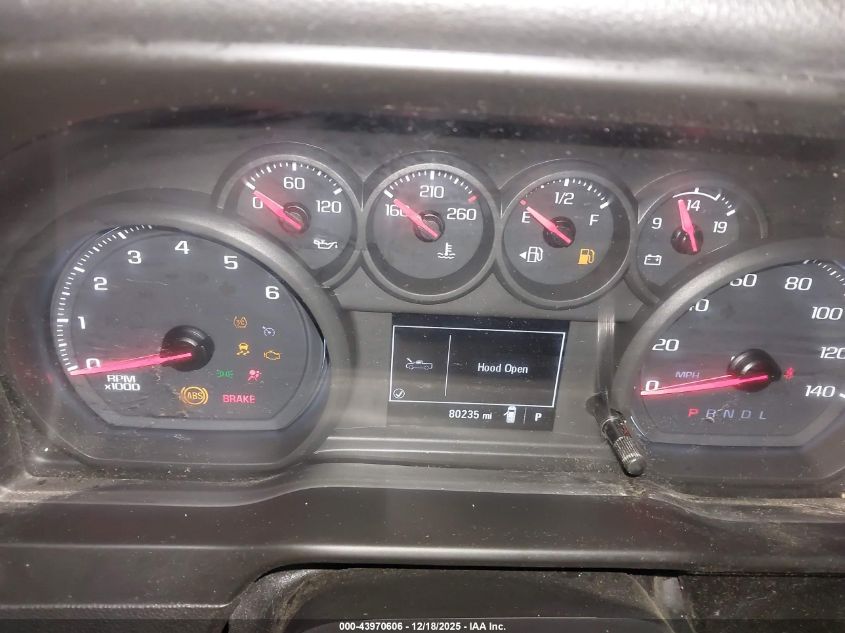 2021 Chevrolet Silverado 1500 2Wd Long Bed Wt VIN: 3GCNWAEFXMG396124 Lot: 43970606