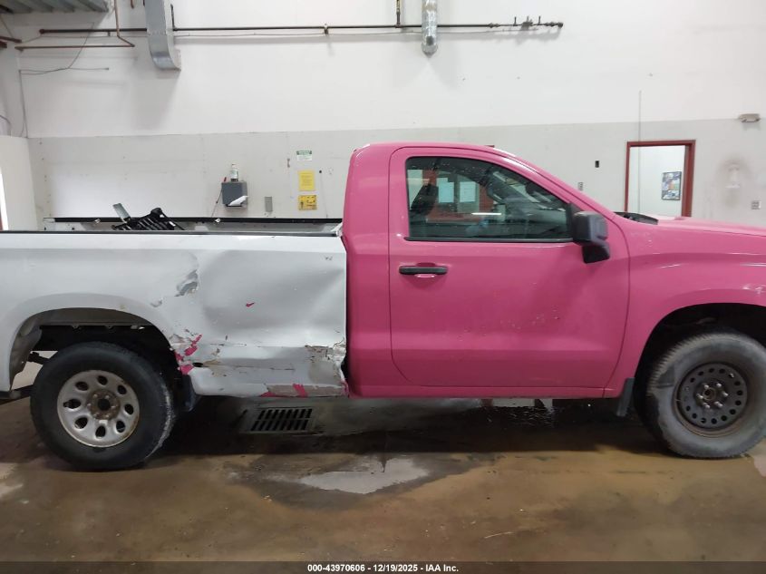 2021 Chevrolet Silverado 1500 2Wd Long Bed Wt VIN: 3GCNWAEFXMG396124 Lot: 43970606