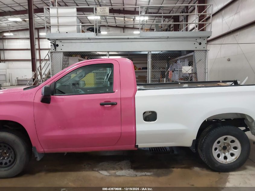 2021 Chevrolet Silverado 1500 2Wd Long Bed Wt VIN: 3GCNWAEFXMG396124 Lot: 43970606