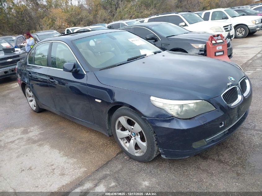 2008 BMW 528I VIN: WBANU53508CT19033 Lot: 43970625
