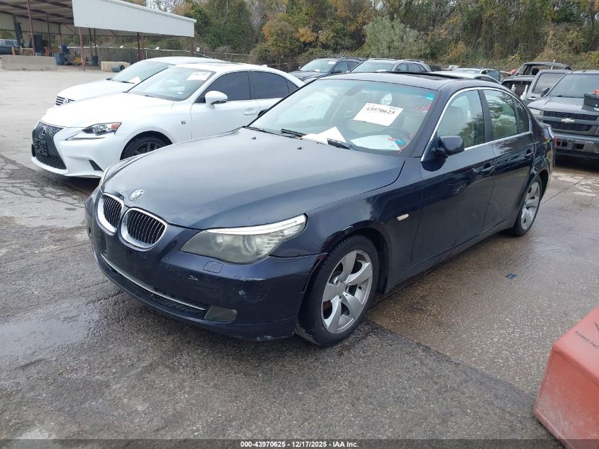 2008 BMW 528I VIN: WBANU53508CT19033 Lot: 43970625