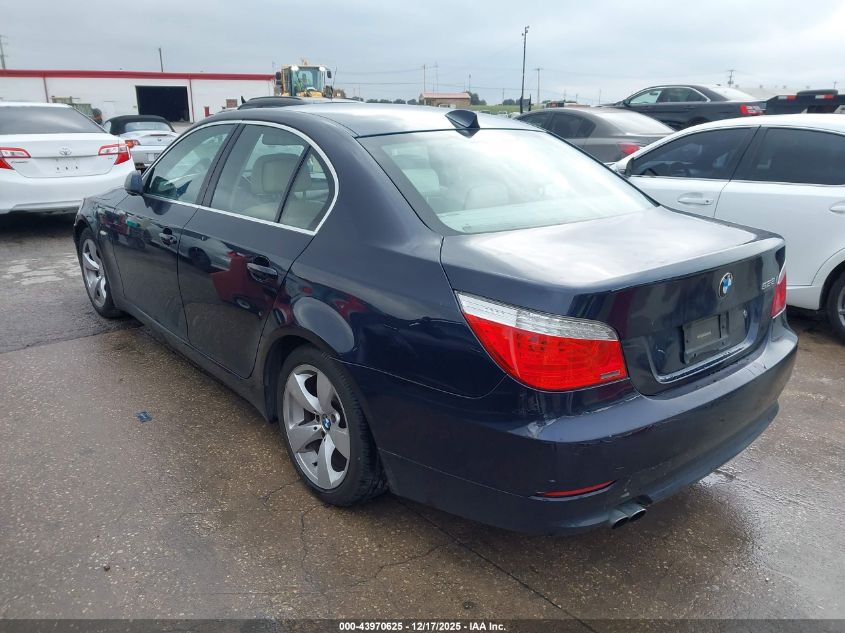 2008 BMW 528I VIN: WBANU53508CT19033 Lot: 43970625