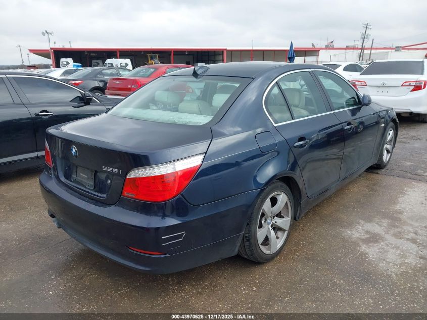 2008 BMW 528I VIN: WBANU53508CT19033 Lot: 43970625