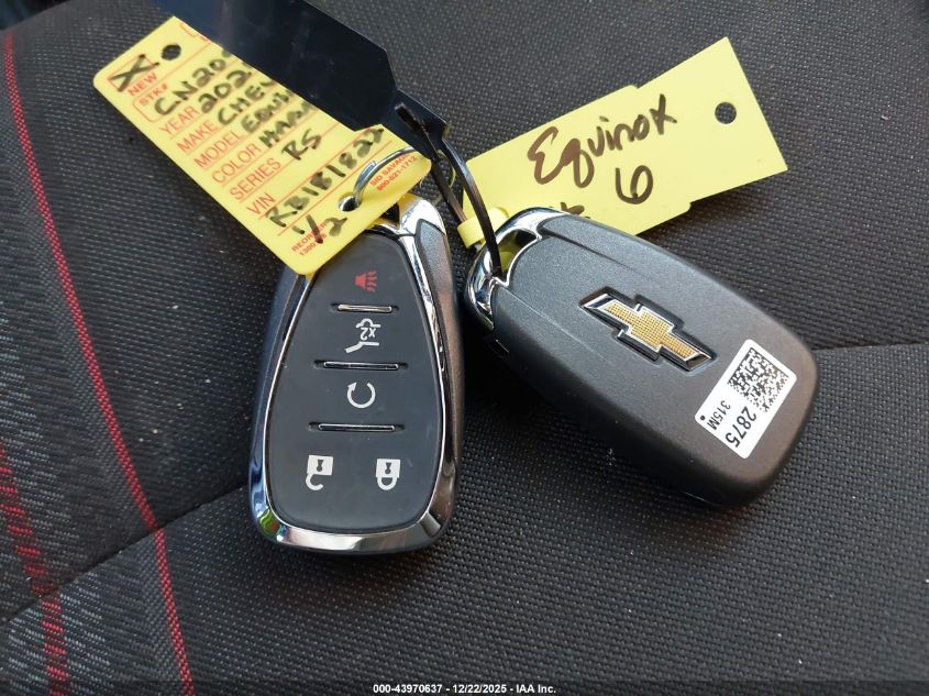 2024 Chevrolet Equinox Awd Rs VIN: 3GNAXWEG1RL181822 Lot: 43970637