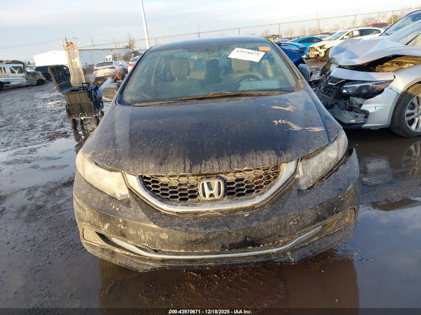 2015 Honda Civic Lx VIN: 19XFB2F55FE093763 Lot: 43970671