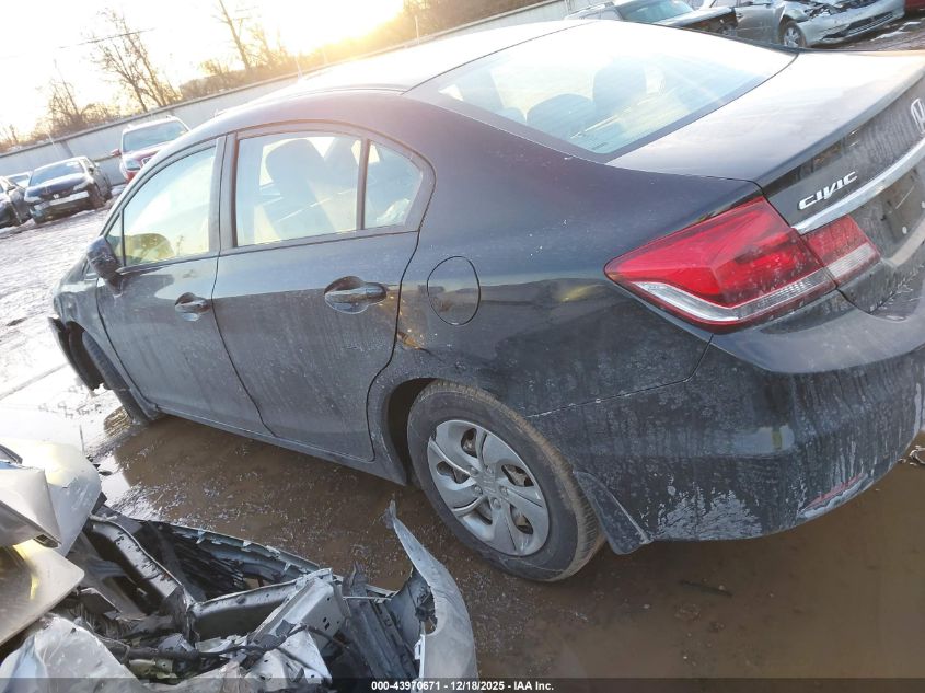 2015 Honda Civic Lx VIN: 19XFB2F55FE093763 Lot: 43970671