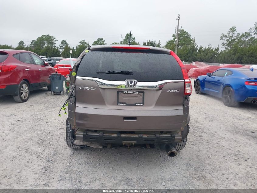 2015 Honda Cr-V Ex VIN: 5J6RM4H50FL098290 Lot: 43970683