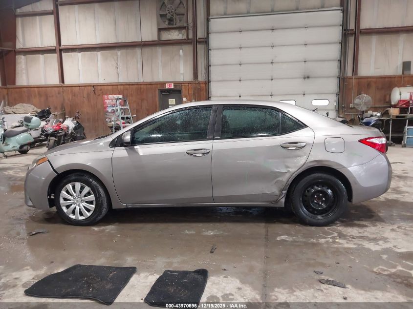 2014 Toyota Corolla Le VIN: 2T1BURHE3EC115125 Lot: 43970696