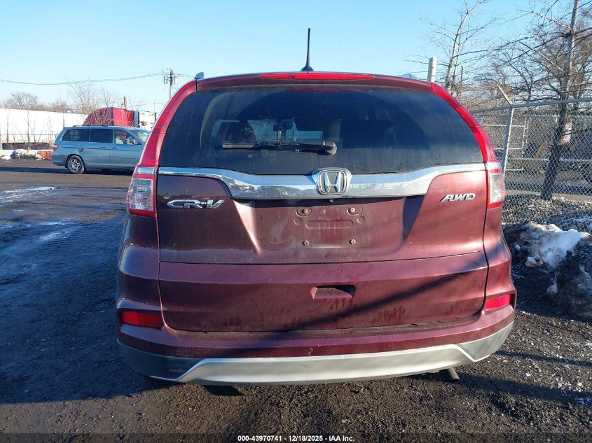 2015 Honda Cr-V Ex-L VIN: 2HKRM4H75FH677545 Lot: 43970741