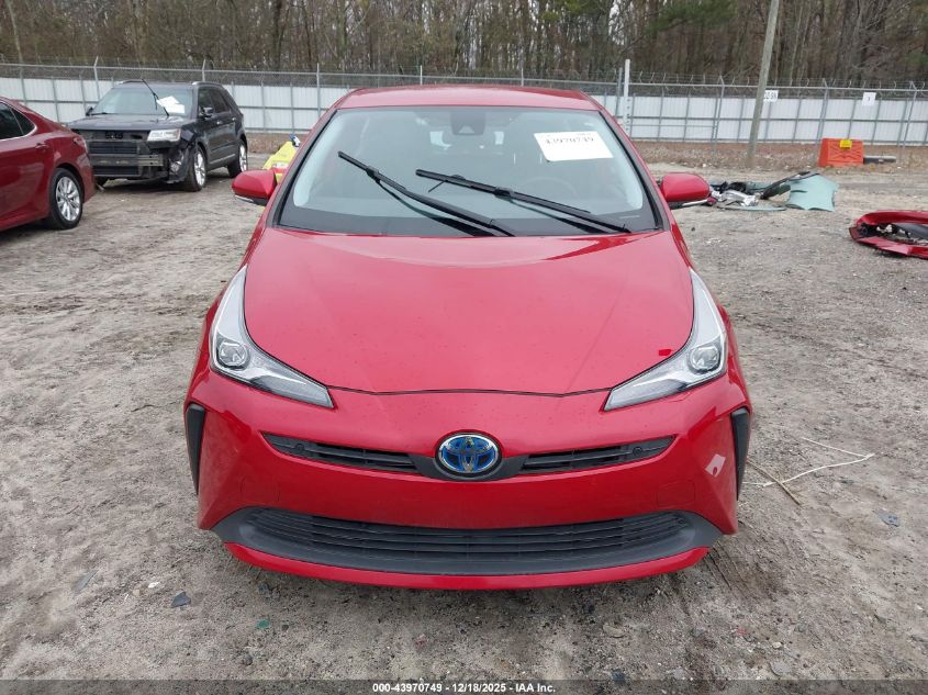 2022 Toyota Prius Le VIN: JTDKAMFU9N3182617 Lot: 43970749