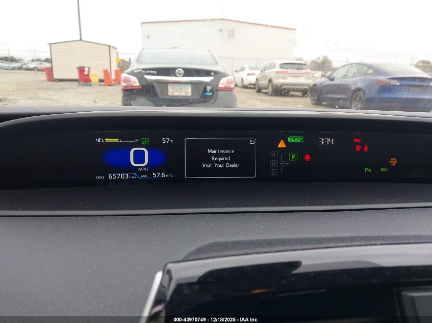 2022 Toyota Prius Le VIN: JTDKAMFU9N3182617 Lot: 43970749