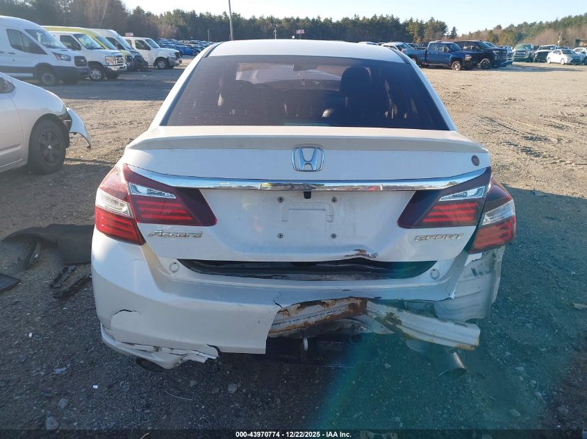 2016 Honda Accord Sport VIN: 1HGCR2F5XGA123490 Lot: 43970774