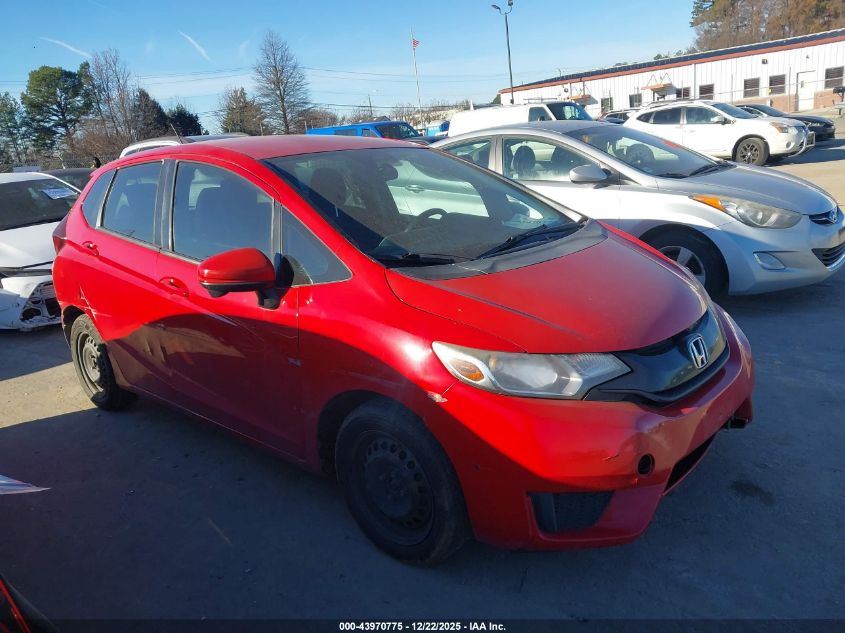 2016 Honda Fit Lx VIN: JHMGK5H56GS006386 Lot: 43970775