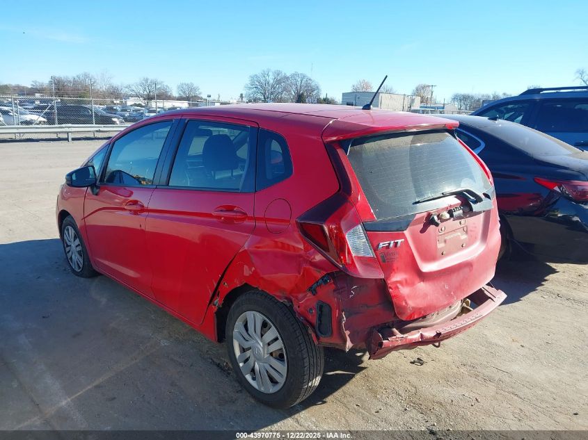 2016 Honda Fit Lx VIN: JHMGK5H56GS006386 Lot: 43970775