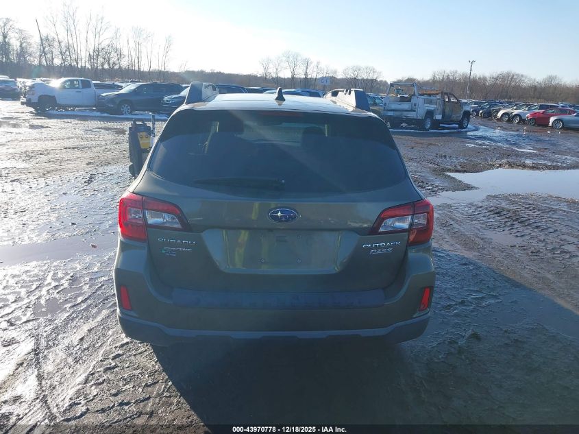 2016 Subaru Outback 2.5I Premium VIN: 4S4BSAHC9G3306934 Lot: 43970778