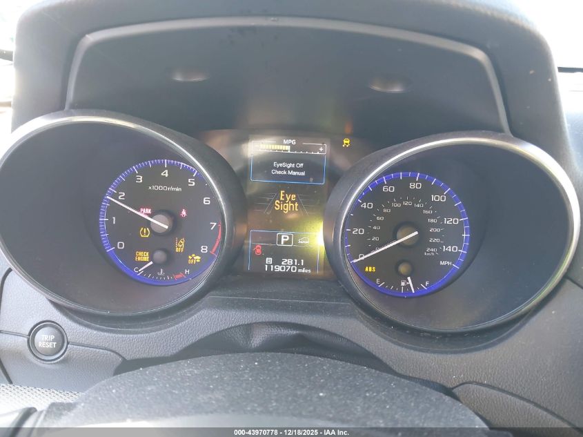 2016 Subaru Outback 2.5I Premium VIN: 4S4BSAHC9G3306934 Lot: 43970778