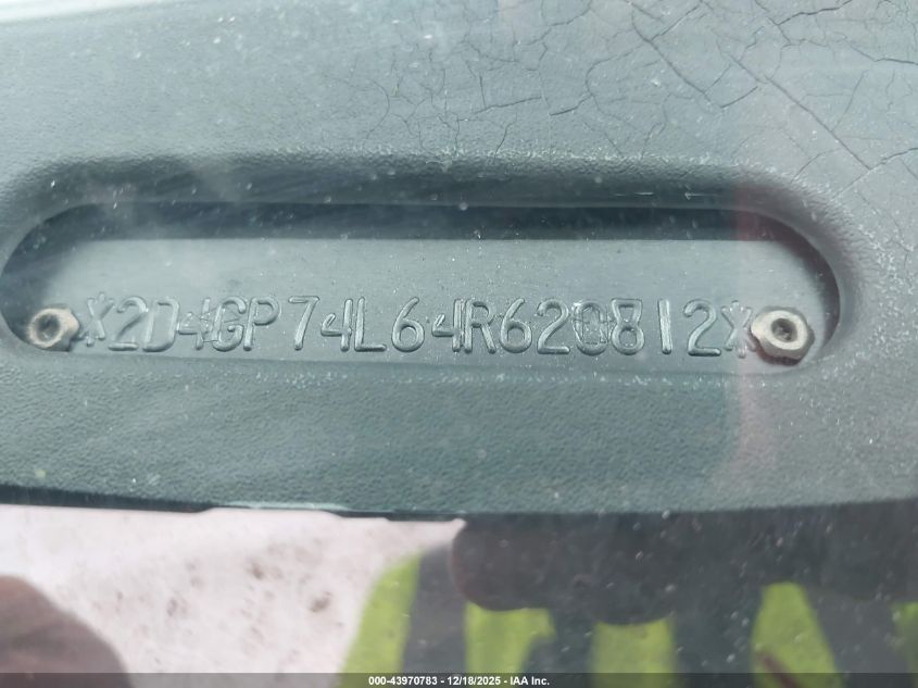 2004 Dodge Grand Caravan Ex VIN: 2D4GP74L64R620812 Lot: 43970783