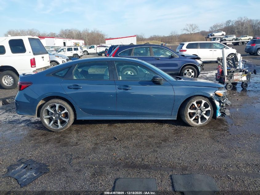 2025 Honda Civic Hybrid Sport/Sport Touring VIN: 2HGFE4F86SH329947 Lot: 43970809