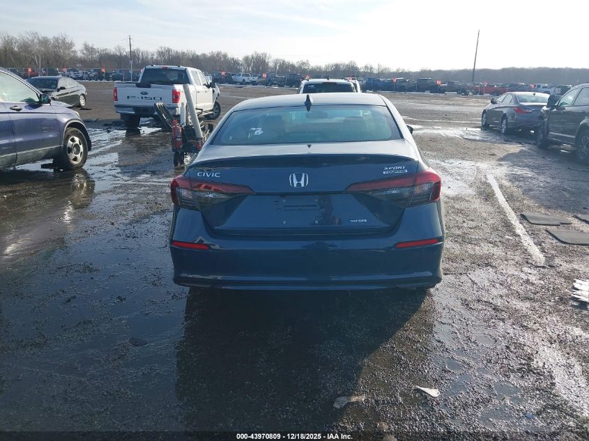 2025 Honda Civic Hybrid Sport/Sport Touring VIN: 2HGFE4F86SH329947 Lot: 43970809