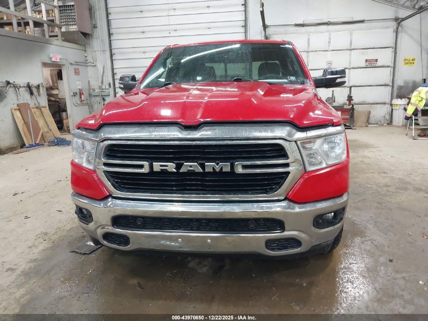 2019 Ram 1500 Big Horn/Lone Star 4X4 5'7 Box VIN: 1C6SRFFT7KN781826 Lot: 43970850