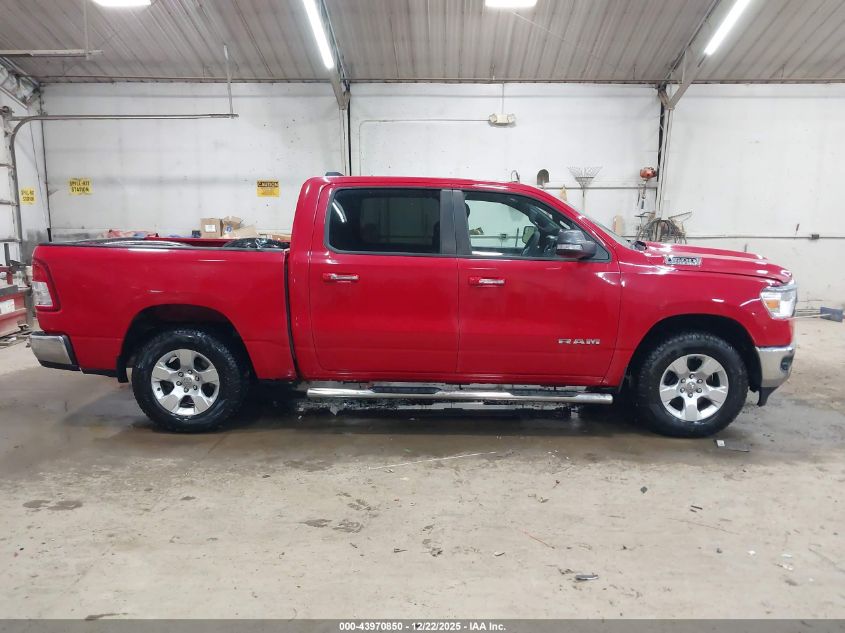 2019 Ram 1500 Big Horn/Lone Star 4X4 5'7 Box VIN: 1C6SRFFT7KN781826 Lot: 43970850
