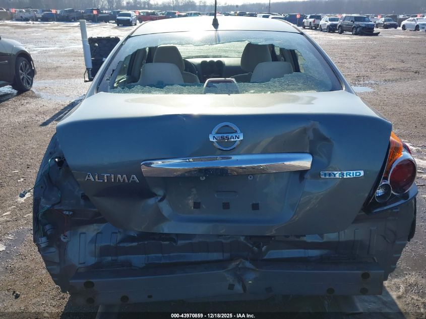 2011 Nissan Altima Hybrid VIN: 1N4CL2AP9BC100326 Lot: 43970859