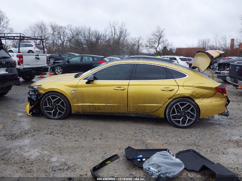 2021 Hyundai Sonata N Line VIN: 5NPEK4JC0MH112242 Lot: 43970882