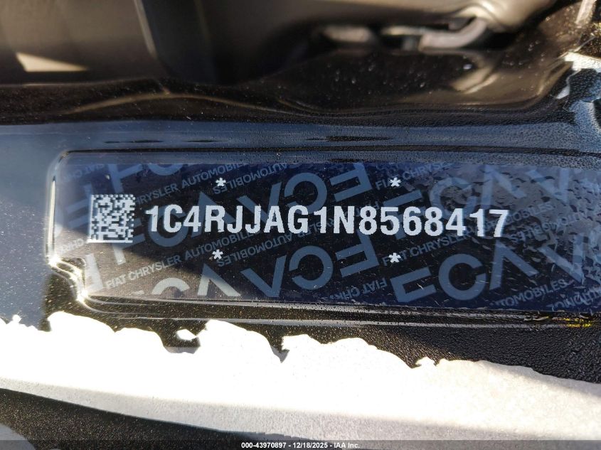 2022 Jeep Grand Cherokee L Laredo 4X2 VIN: 1C4RJJAG1N8568417 Lot: 43970897