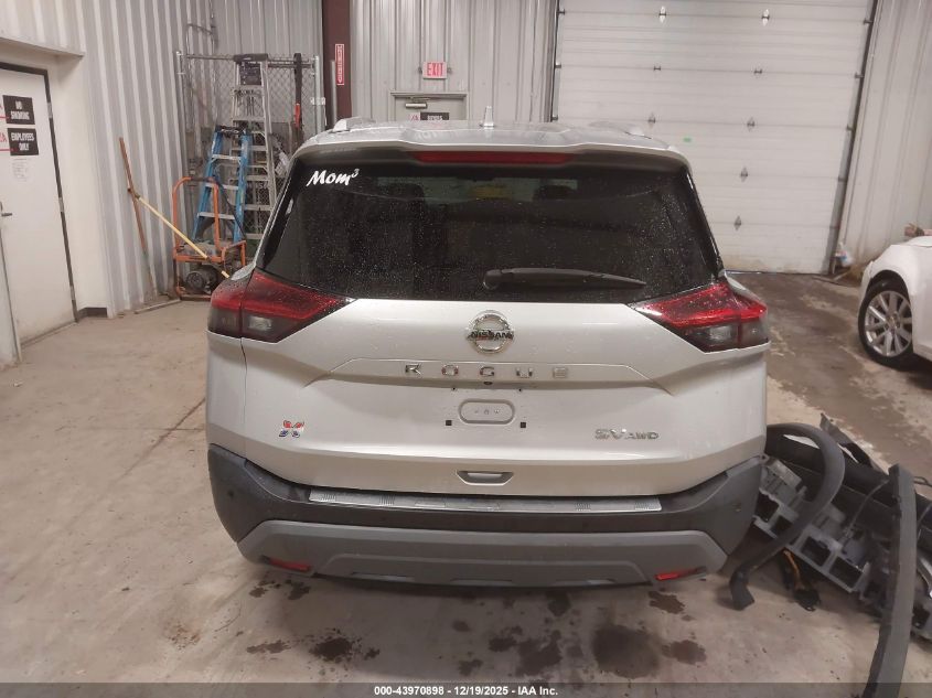 2021 Nissan Rogue Sv Intelligent Awd VIN: 5N1AT3BB4MC723992 Lot: 43970898