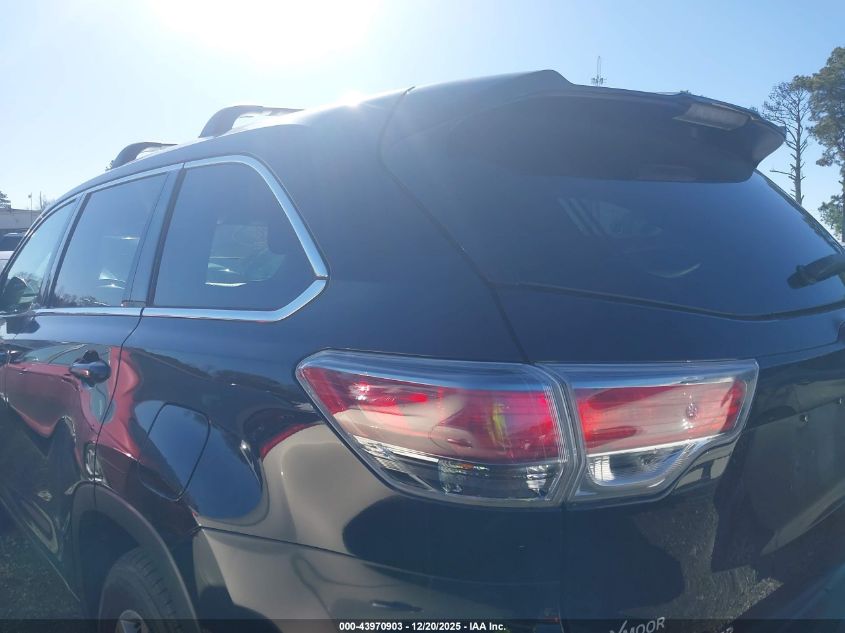 2016 Toyota Highlander Le VIN: 5TDZARFHXGS021726 Lot: 43970903