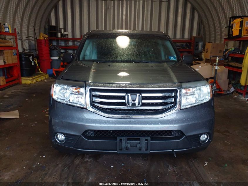 2012 Honda Pilot Ex-L VIN: 5FNYF4H64CB053615 Lot: 43970905