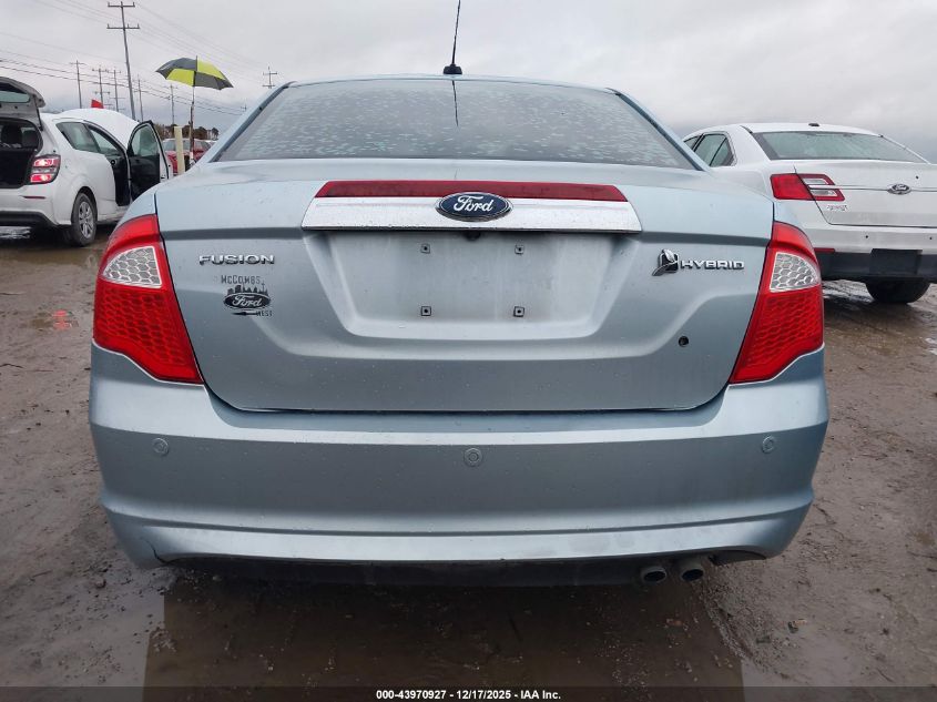 2010 Ford Fusion Hybrid VIN: 3FADP0L38AR165272 Lot: 43970927