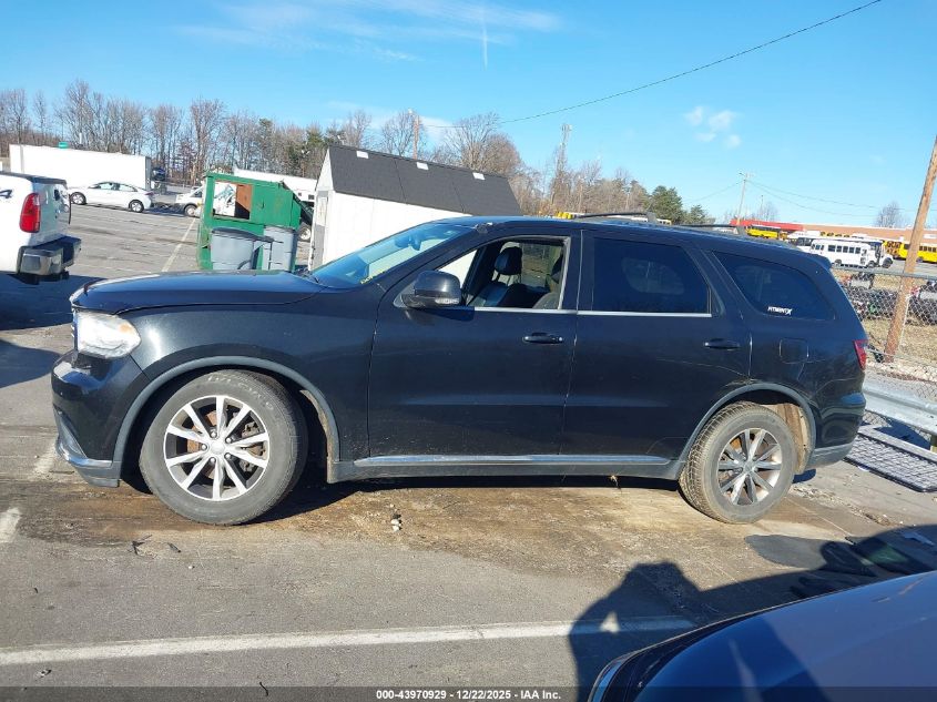 2016 Dodge Durango Limited VIN: 1C4RDHDG5GC361430 Lot: 43970929
