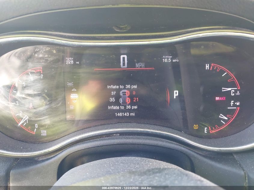 2016 Dodge Durango Limited VIN: 1C4RDHDG5GC361430 Lot: 43970929